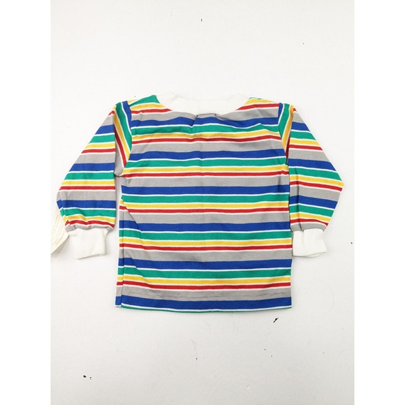 Vintage Healthtex Primary Striped LS Shirt - Picture 4 of 4